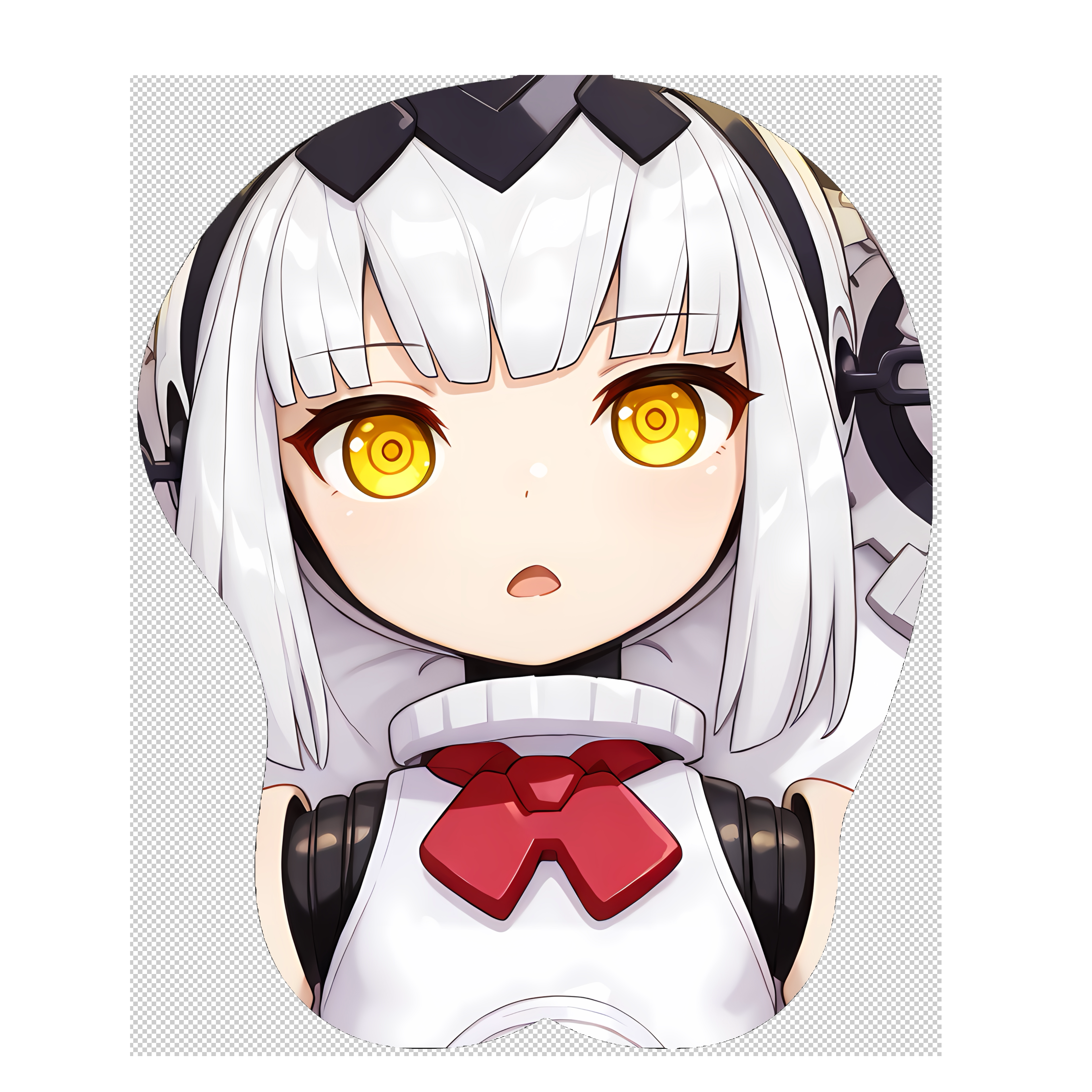 原创-3d胸部立体硅胶鼠标垫fgo 瑙克拉特 二次元动漫游戏周边