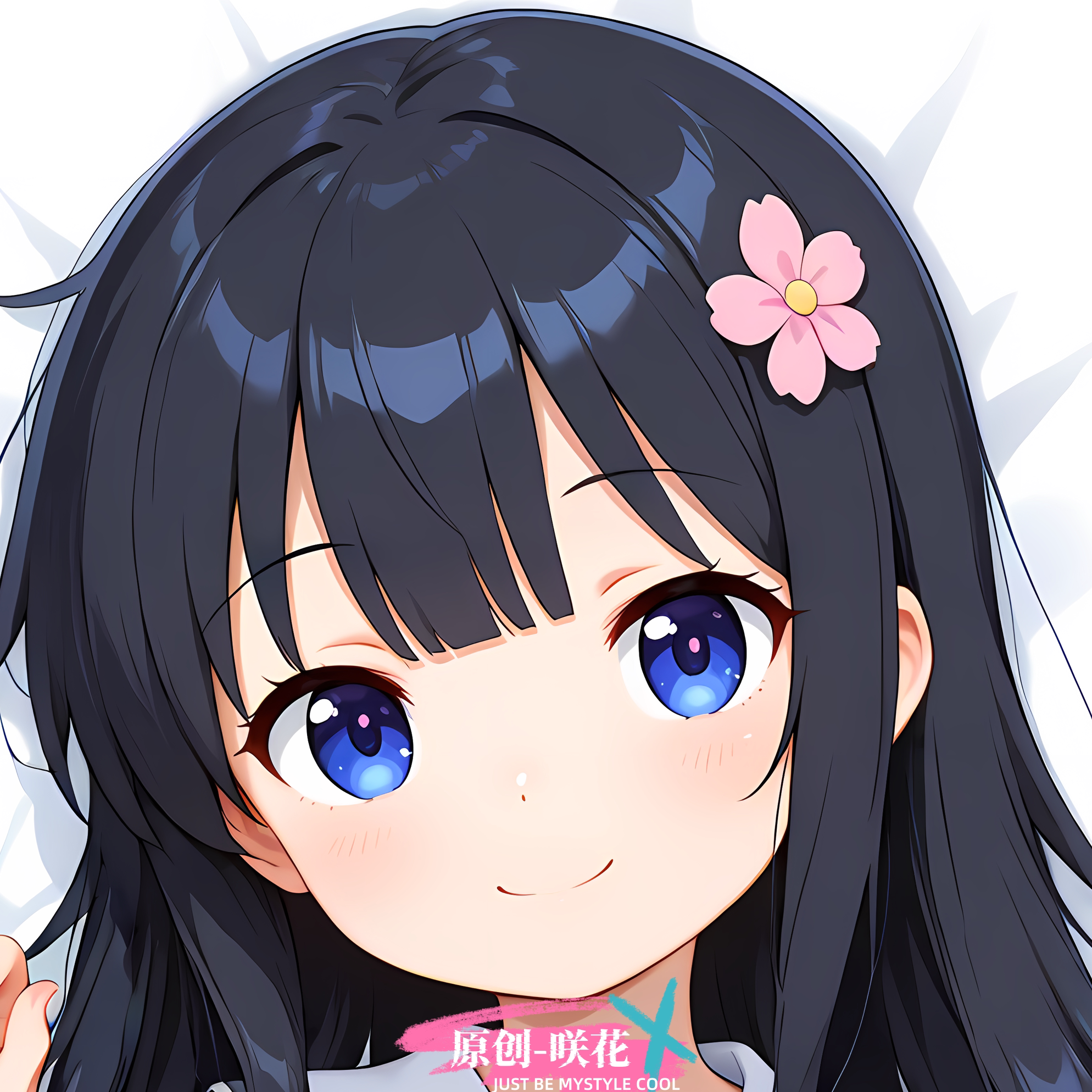 原创-等身抱枕定制二次元人形等人高天使降临到了我的身边  咲花