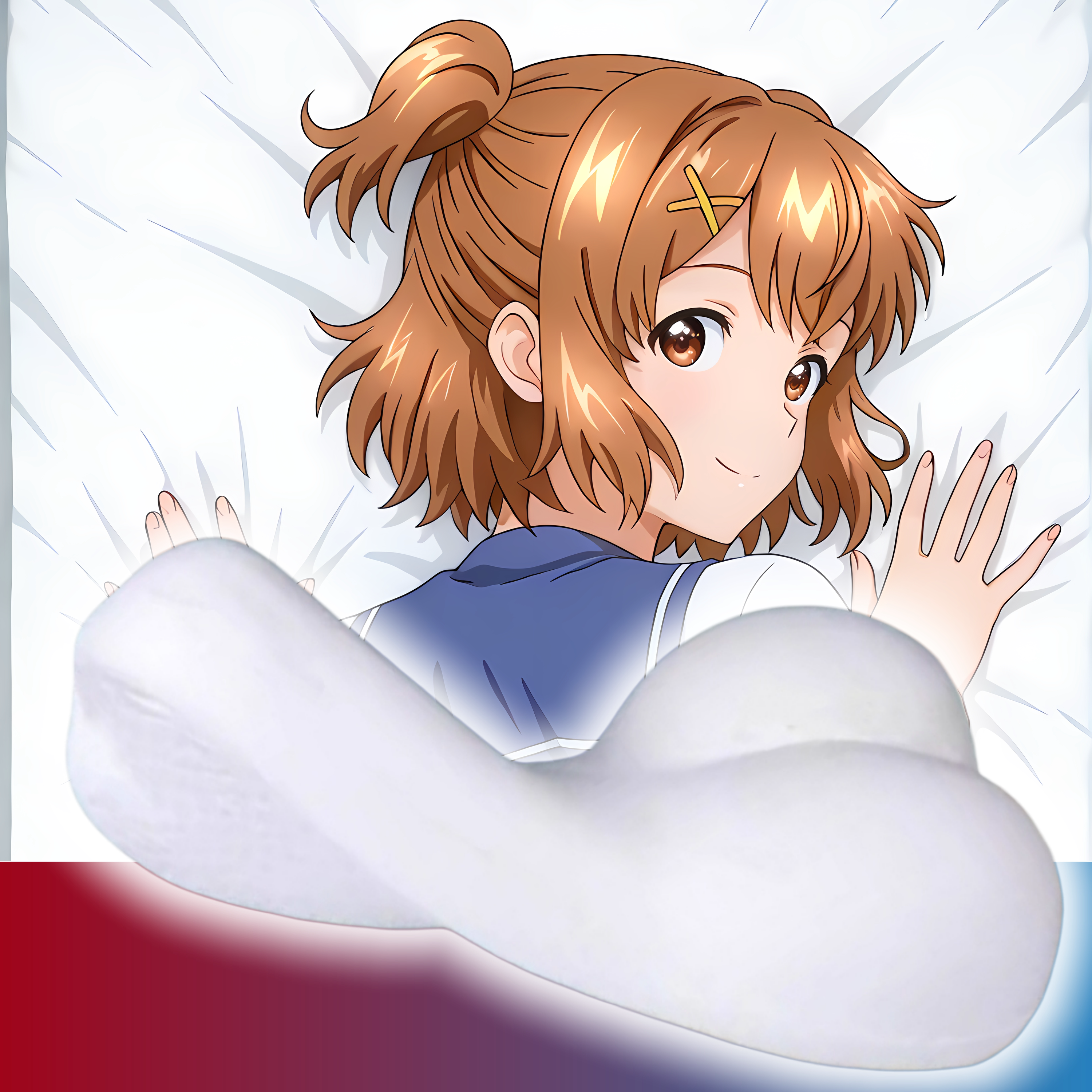 原创-半身异形抱枕头人形枕头定制魔具少女  栉八稻穗 二次元游戏