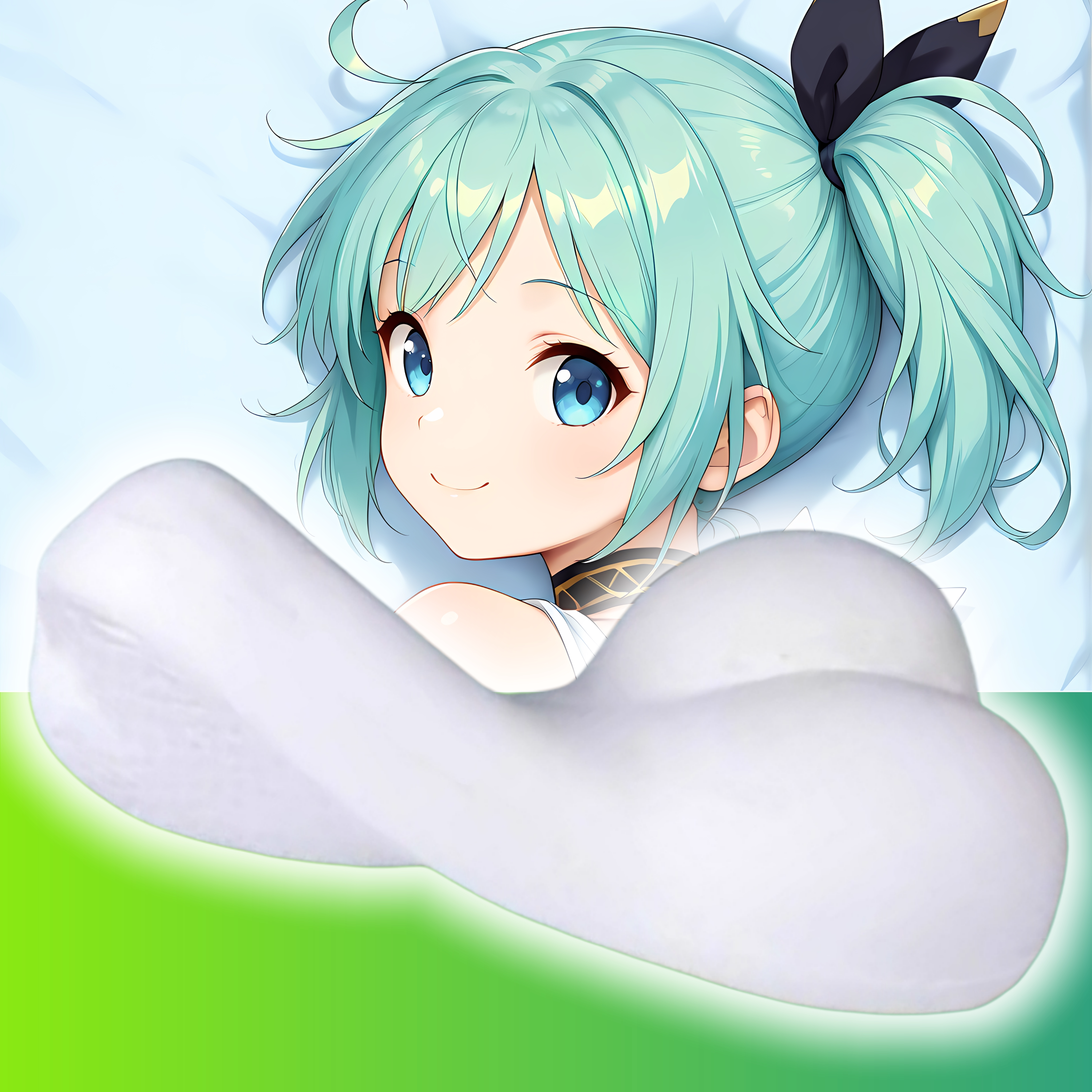 原创-半身异形抱枕头人形枕头百炼霸王与圣约女武神 艾尔贝缇娜