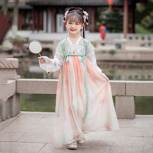 女童汉服儿童古装连衣裙