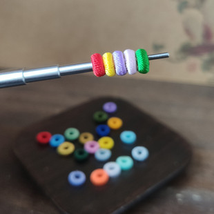 无痕手工编织股线手编线圈DIY手链手绳配件头线扣编绳圆满结小圈