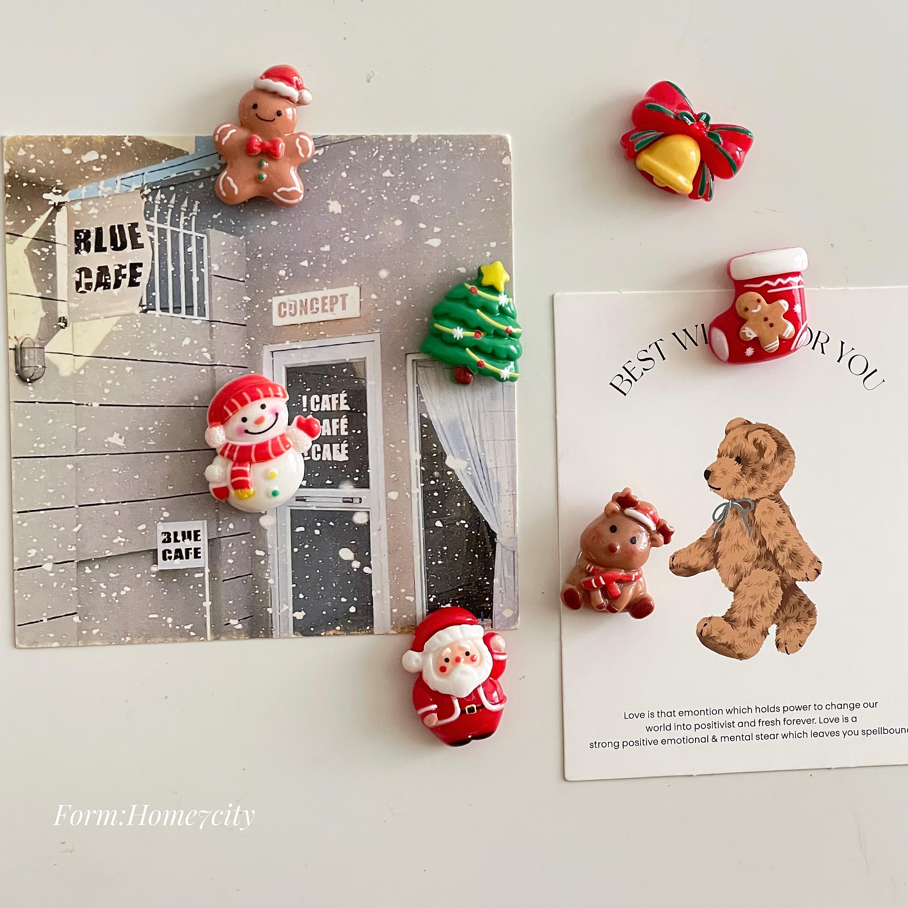 7个装！圣诞系列冰箱贴磁吸