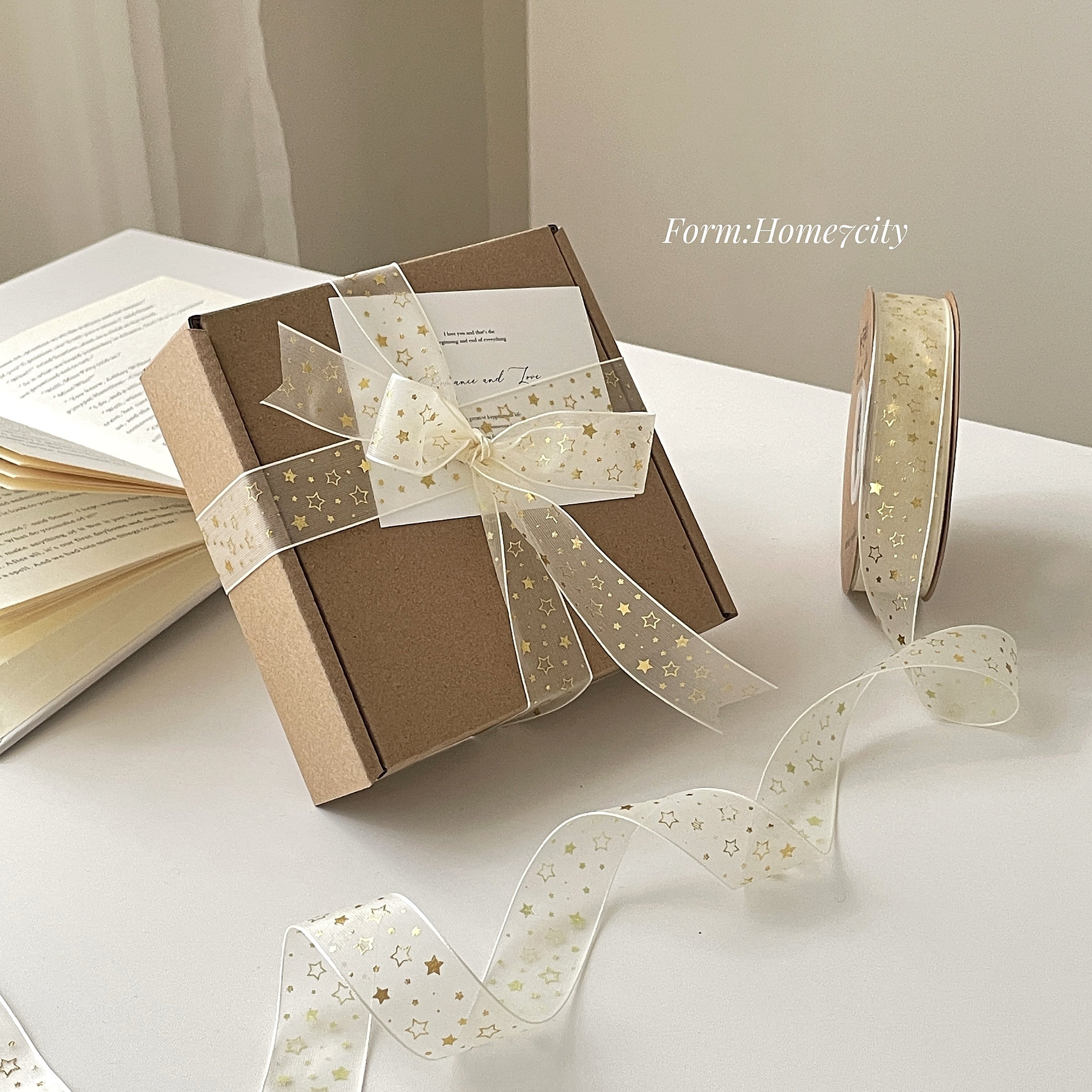 "梦幻蝴蝶结星星丝带"雪纺纱带包装绳礼盒打包绑带花艺缎带ins风,居家布艺,丝带/绸带/布带,淘宝优惠券,粉丝福利购,淘宝优惠卷