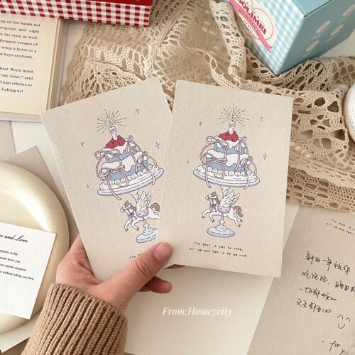 飞马蛋糕贺卡卡片祝福语留言卡