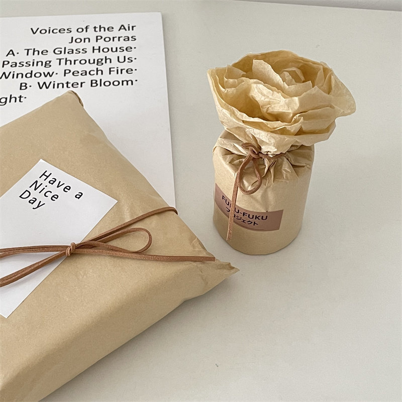 선물포장지 패키지 컬렉션  INS 스타일 눈 배 종이 부드러운 색상 선물 종이 포장 장식 재료 패키지