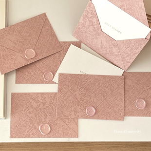 韩粉ins树纹信封贺卡火漆贴套装高级感礼品卡节日祝福语留言卡