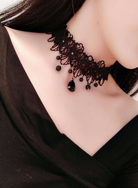 日韩时尚气质蕾丝项链颈饰