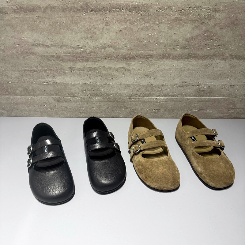 欧洲站女鞋2026年秋季新款欧货真皮圆头浅口低跟平底玛丽珍单鞋,女鞋,玛丽珍鞋,淘宝优惠券,粉丝福利购,淘宝优惠卷