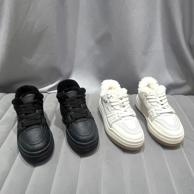 乐魔休闲板鞋韩版加绒女鞋