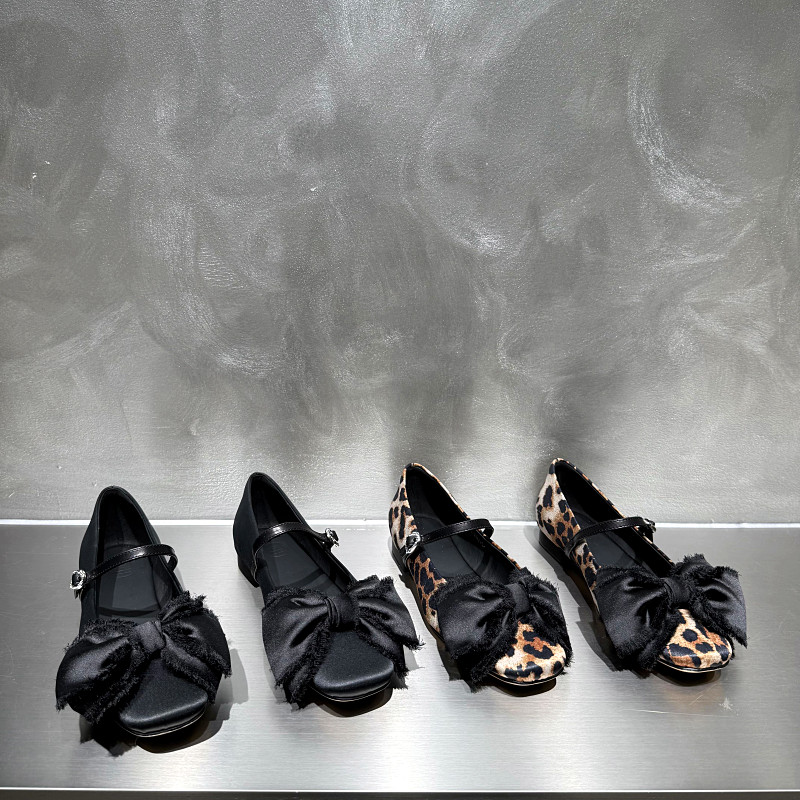 欧洲站女鞋2026年春季新款欧货蝴蝶结浅口低跟平底单鞋玛丽珍鞋,女鞋,玛丽珍鞋,淘宝优惠券,粉丝福利购,淘宝优惠卷