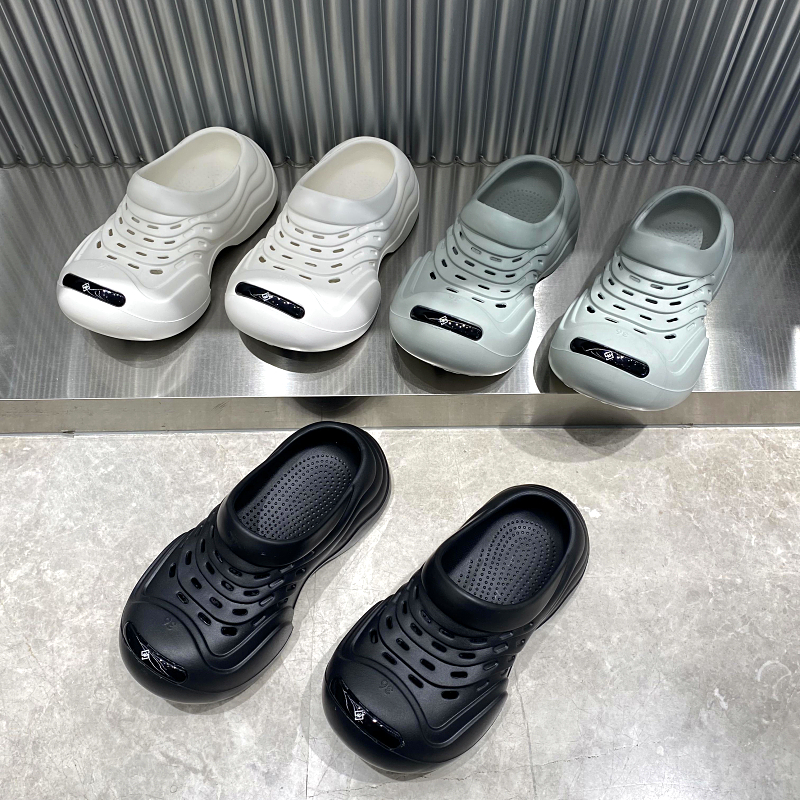 欧货厚底镂空洞洞鞋女