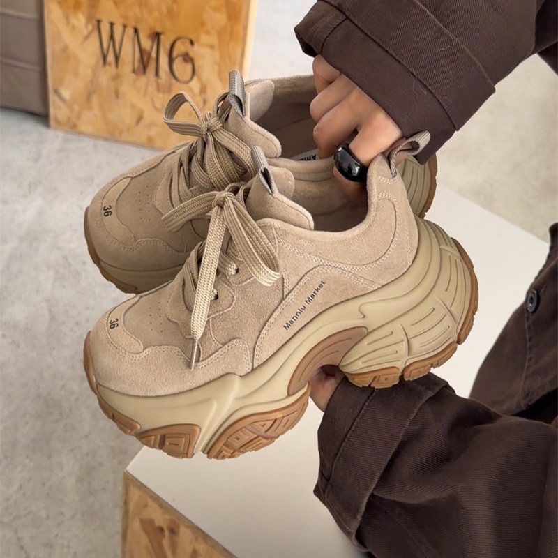 WM6休闲老爹鞋女加绒休闲鞋