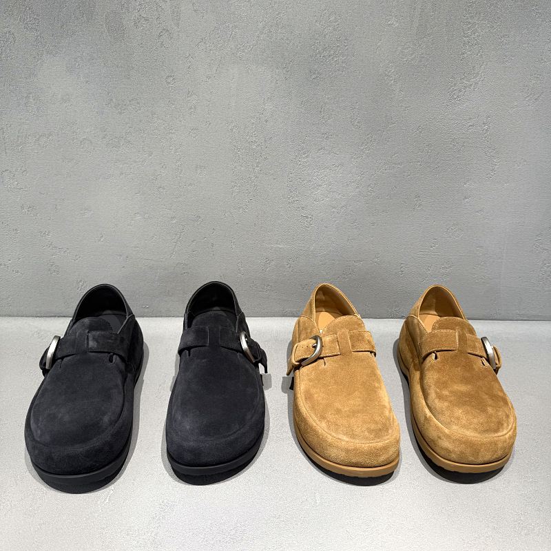 先峰名典真皮懒人两穿单鞋