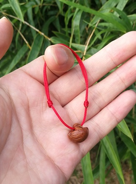 本命年桃核手工元宝桃篮