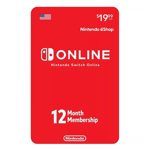 Nintendo Switch Online 12 Month Individual Membership USA