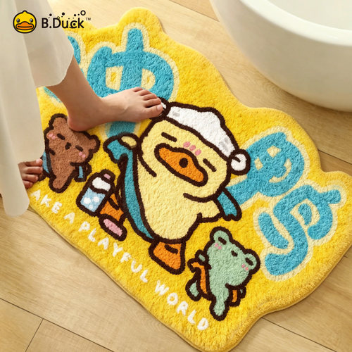 B.Duck小黄鸭硅藻泥浴室脚垫