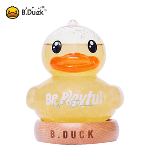 B.Duck官方 小黄鸭多巴胺系列天气瓶小夜灯桌面创意摆件生日礼物
