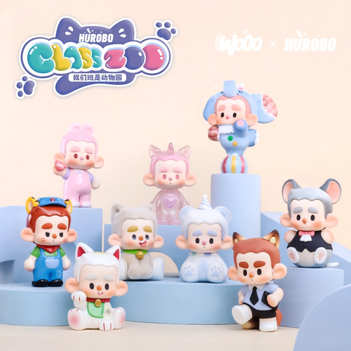 我们班是动物园系列潮玩盲盒摆件