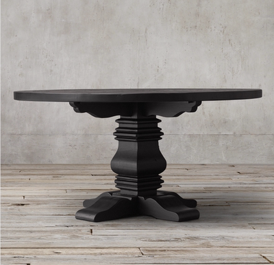 实木餐桌美国Rh美式乡村复古家具