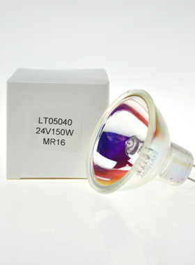 24V150W光学仪器灯泡50W冷光源100W灯泡200W卤钨灯MR16卤素杯灯