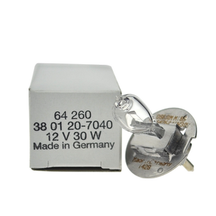 OSRAM欧司朗64260 12V30W卤素灯泡 Zeiss仪器灯珠 裂隙灯灯泡