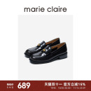 marieclaire老钱风一脚蹬皮鞋 金币乐福鞋 MC女鞋 单鞋 明星同款