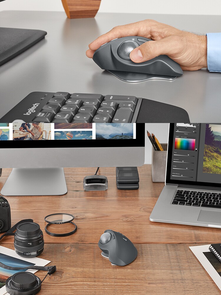 LOGITECH MX ERGO 무선 트랙볼 마우스 사무실 도면 CAD 컴퓨터 전문 CAD 정밀 도면 도면