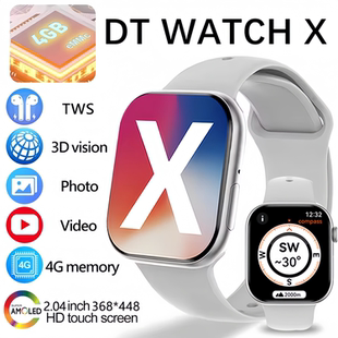 X智能手表S10超薄mp4视频播放音乐series10运动蓝牙通话 WATCH