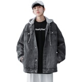 秋季上衣夹克连帽工装休闲外套牛仔N993/P110/178，男装夹克，星座202-1