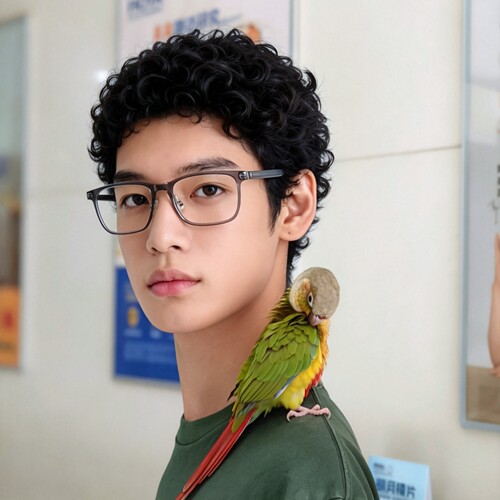 派丽蒙超轻黑色近视眼镜架长方男女生85173新款青少年镜框14-18岁