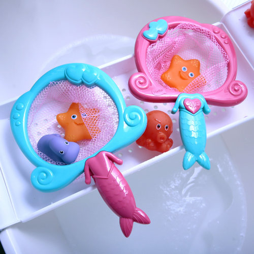 女宝宝可爱捞鱼渔网人鱼公主玩具