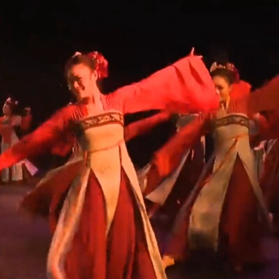 舞蹈秋风纨扇同款舞蹈演出表演服