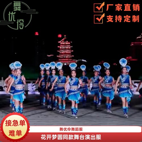 彩云奖舞蹈花开梦圆同款舞蹈服