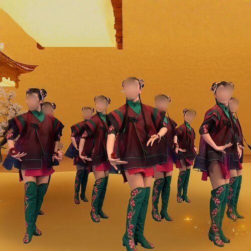 《三弦山曲啊格呀呀呆》同款服装