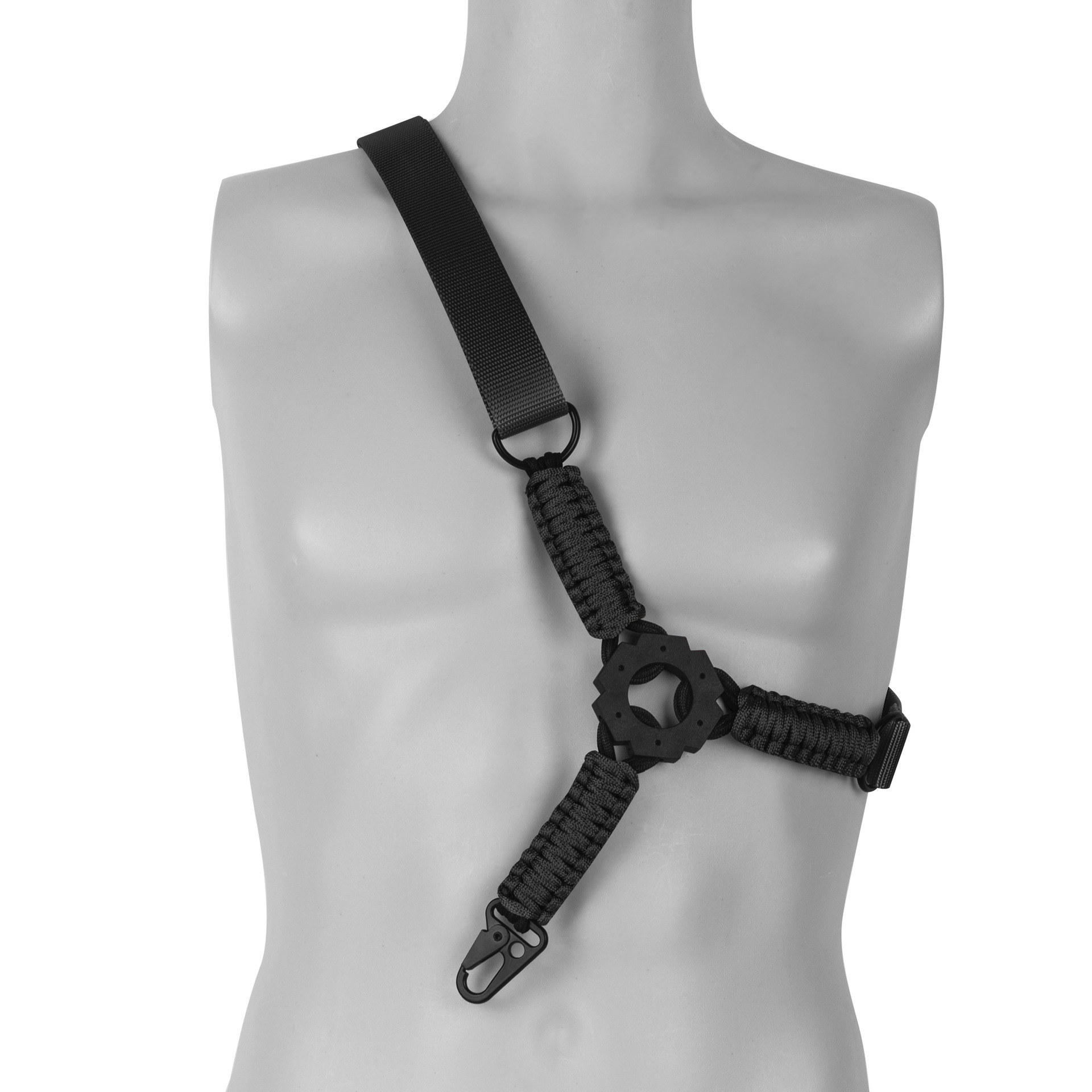 跨境新品美式单点编织伞绳枪带