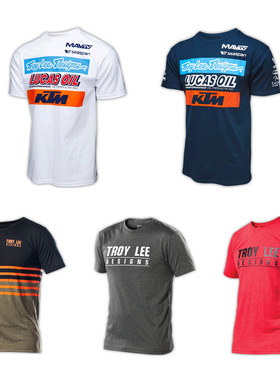 Speedqb越野赛车服百搭帅气SQB竞技短袖T恤上衣男 宽松版 排汗