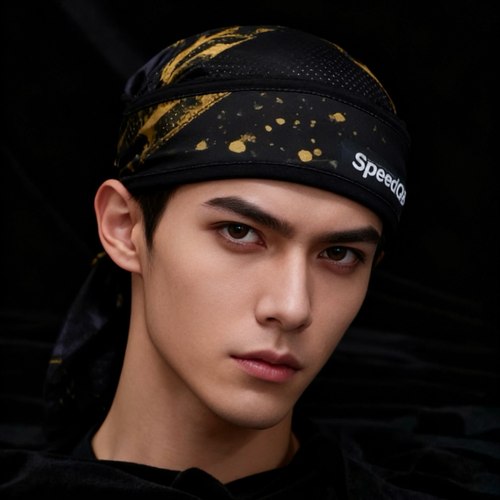 Speedqb原创SQB竞技头带运动海盗头巾速干防汗搭配面罩帽子嘻哈