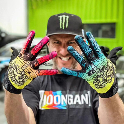 tld骑行户外运动摩托车自行车夏季骑行耐磨防滑全指花色通用手套