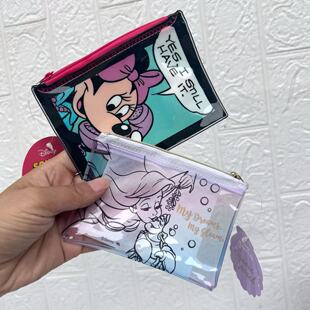 日单卡通附录ins防水PVC果冻口红身份证卡片收纳袋米妮公主收纳包