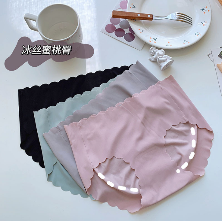 内裤女士冰丝无痕夏季薄款纯棉档抗菌中腰少女日系透气三角短裤头,女士内衣/男士内衣/家居服,女三角裤,淘宝优惠券,粉丝福利购,淘宝优惠卷