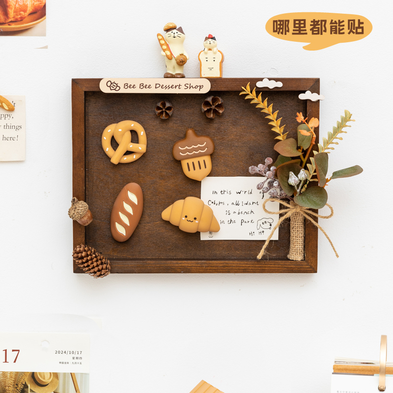 阿楹 背景墙儿童房装饰挂画多巴胺法式复古艺术卧室床头厨房摆件图片
