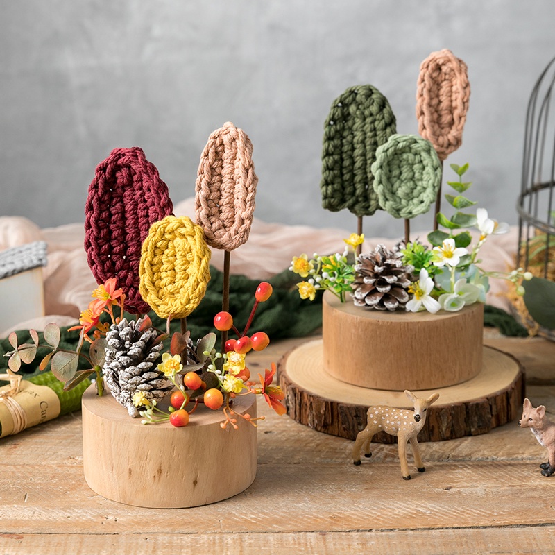 北欧治愈微缩景观摆件置物架装饰