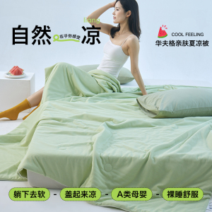 2023新款A类瓜瓜凉被夏季薄款空调被单人夏凉被夏天可水洗薄被子