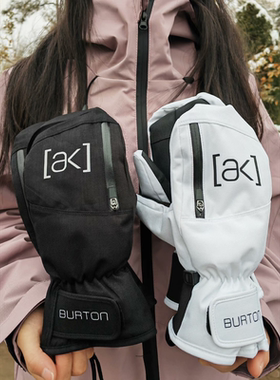 现货AK滑雪手套五指男女防水防风双层内胆加厚户外情侣运动