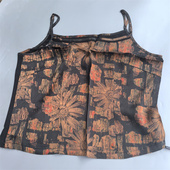 多种花色面料香云纱 上衣新 吊带衫 100真丝桑蚕丝宽松无袖 气质夏季