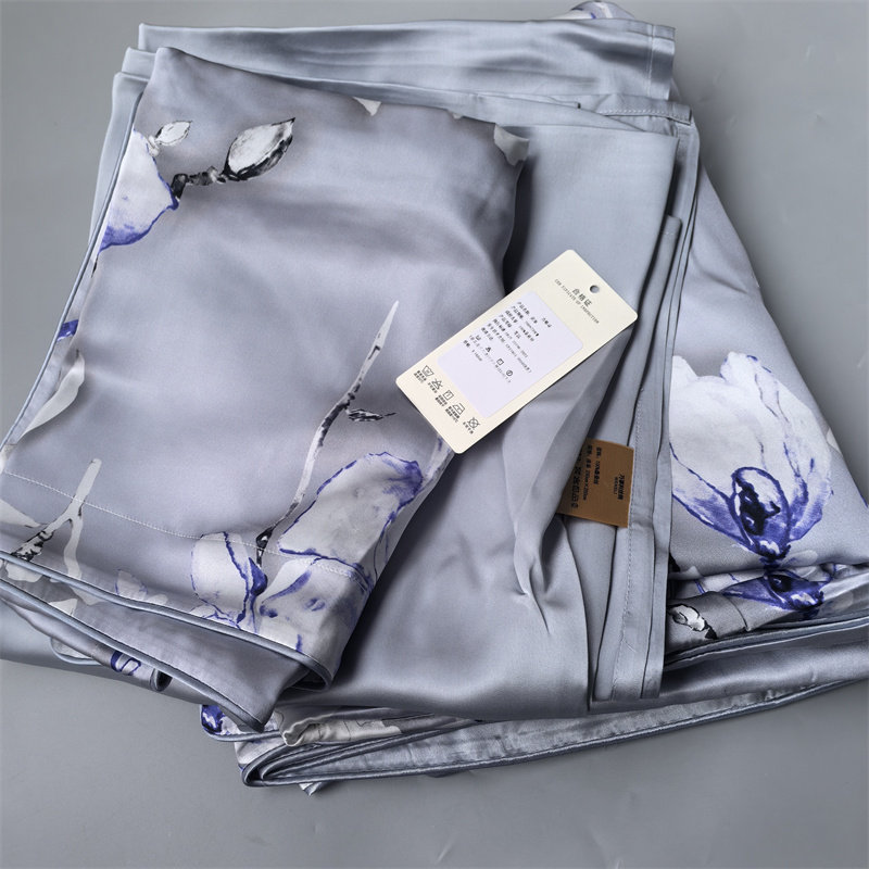 搬仓库 捡漏亏清 重磅真丝缎四件套100%桑蚕丝丝绸床品双人宽幅新