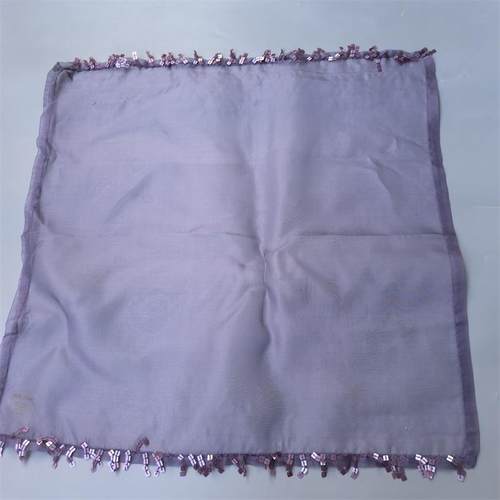 新品富贵色真丝欧根纱围巾