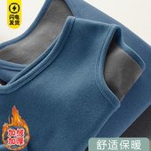 内搭坎肩无袖 2025冬季 加绒加厚发热保暖防寒背心大码 t恤打底马甲