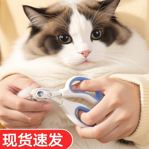 猫咪指甲剪圆孔防误伤宠物剪